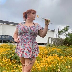 Floral Off-Shoulder Dress